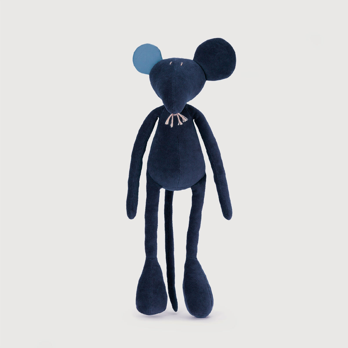 Hector the stuffed mouse plush, midnight blue, no accessories
