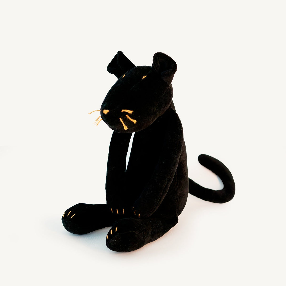 Stuffed panther plush Indira, side view