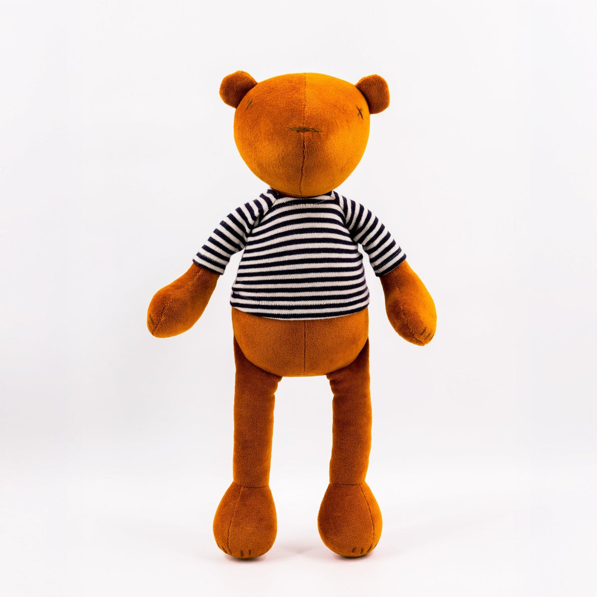 Jermaine the stuffed teddy bear plush, additional detail view