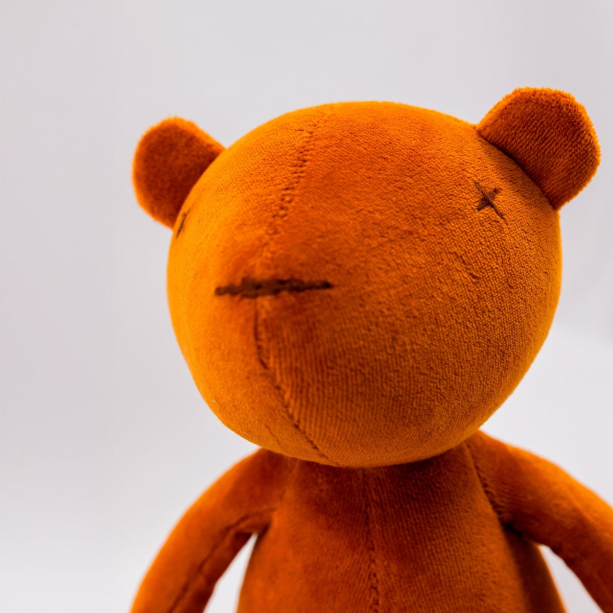 Stuffed teddy bear plush Jermaine, group photo of color options