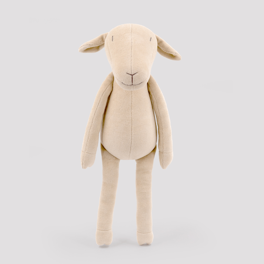 Maia the stuffed sheep plush, beige, no accessories
